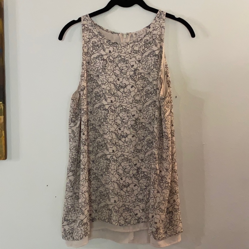Lila Rose floral sketch tank